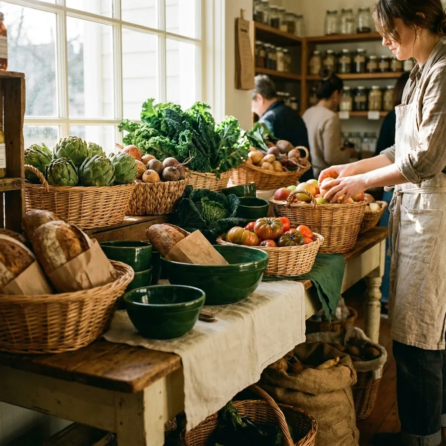 Produtos de mercearia e alimentação